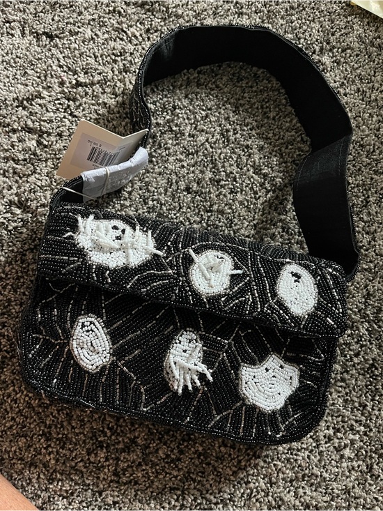 Sol And Mer Handbags - Sol and Mer beaded Halloween ghost purse